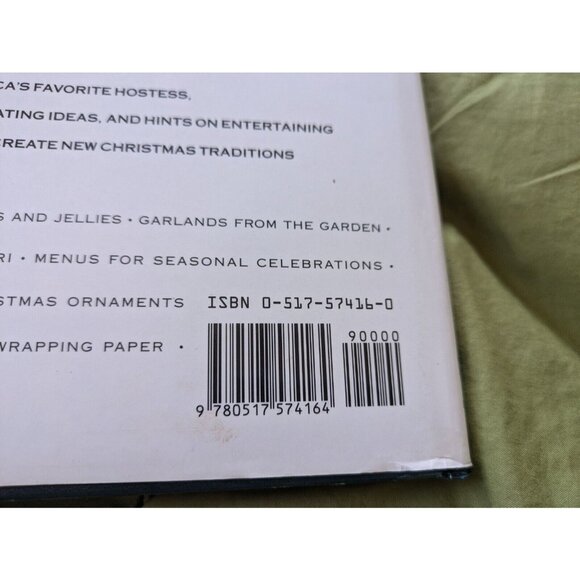 Martha Stewart's CHRISTMAS Vintage 1989 Book - Entertaining 1st Ed Hardcover EUC - Picture 5 of 16